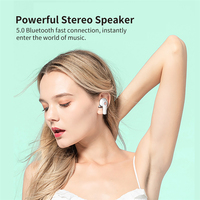 TS-100 TWS bezprzewodowy Bluetooth 5.0 słuchawki z mikrofonem etui z funkcją ładowania słuchawki słuchawki sportowe słuchawki douszne dla androida PK i12 i90000 4